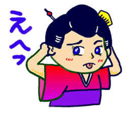 Edo-girl sticker #3965586