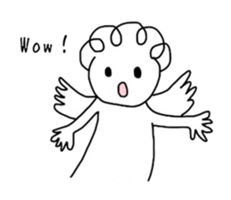 innocent angel sticker sticker #3966410