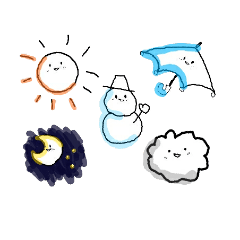 assorted everyday sticker