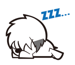 Fluffy of Dog sticker #3966830