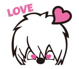 Fluffy of Dog sticker #3966834