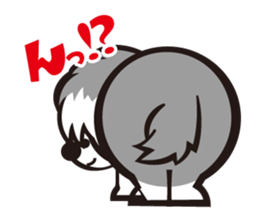 Fluffy of Dog sticker #3966846