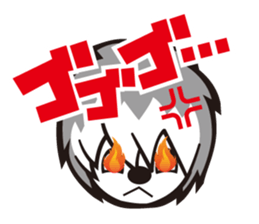 Fluffy of Dog sticker #3966847