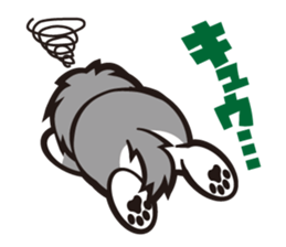 Fluffy of Dog sticker #3966850