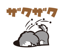 Fluffy of Dog sticker #3966854