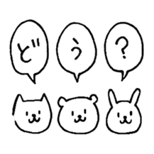 chococo's animal sticker sticker #3967987