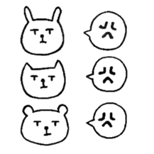 chococo's animal sticker sticker #3968007