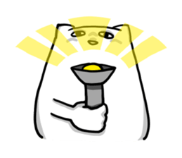 The white and soft cat everyday sticker #3968222