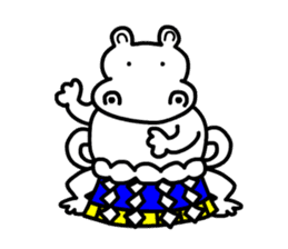 Kaba Hippo Boy sticker #3968594