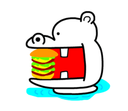 Kaba Hippo Boy sticker #3968616