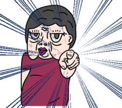 Selfish people "OBATARIAN" sticker #3968878