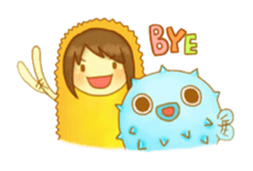Ebi Furai&Fugu sticker #3968991