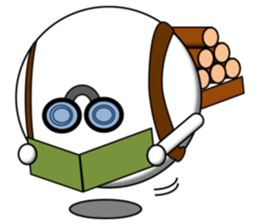 PUKA-kun Glasses sticker #3969185