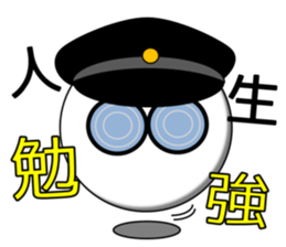 PUKA-kun Glasses sticker #3969202