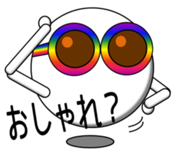 PUKA-kun Glasses sticker #3969207