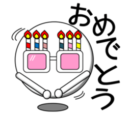 PUKA-kun Glasses sticker #3969216