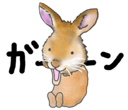 Rabbit MUGI sticker #3969536