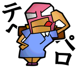 Masked Office Worker Sticker sticker #3969668