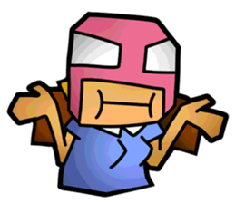 Masked Office Worker Sticker sticker #3969671