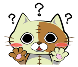 Sewing cat sticker #3970355