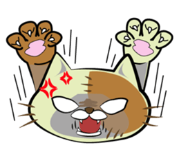 Sewing cat sticker #3970378