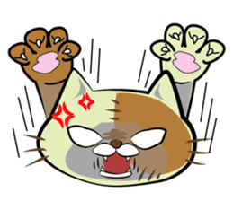 Sewing cat sticker #3970378