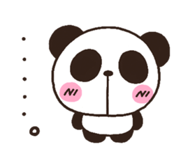 panda heart 2 sticker #3970920