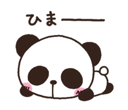 panda heart 2 sticker #3970924