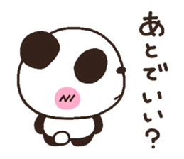 panda heart 2 sticker #3970925