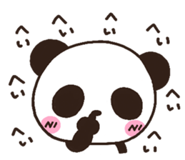 panda heart 2 sticker #3970929