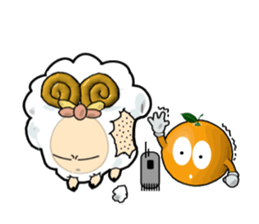 3 fools-Good friend do not need to speak sticker #3971142