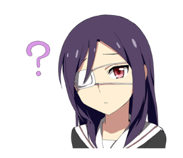 Dreamy schoolgirl Sticker sticker #3971199