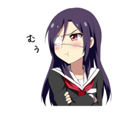 Dreamy schoolgirl Sticker sticker #3971215