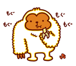 a monkey MOKOMOKO sticker #3971264