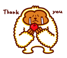 a monkey MOKOMOKO sticker #3971265