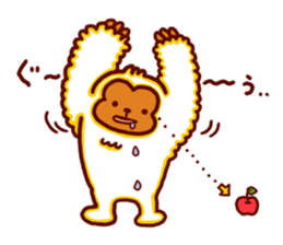 a monkey MOKOMOKO sticker #3971266