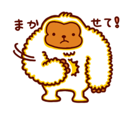 a monkey MOKOMOKO sticker #3971267