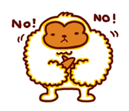 a monkey MOKOMOKO sticker #3971269
