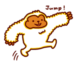 a monkey MOKOMOKO sticker #3971272