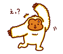 a monkey MOKOMOKO sticker #3971275