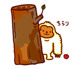 a monkey MOKOMOKO sticker #3971278