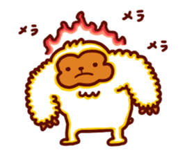 a monkey MOKOMOKO sticker #3971282