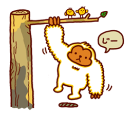 a monkey MOKOMOKO sticker #3971289