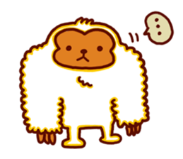 a monkey MOKOMOKO sticker #3971290
