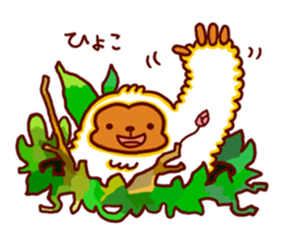 a monkey MOKOMOKO sticker #3971292