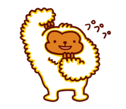 a monkey MOKOMOKO sticker #3971293