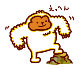 a monkey MOKOMOKO sticker #3971294