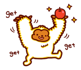 a monkey MOKOMOKO sticker #3971297