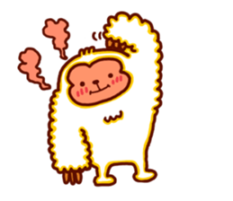 a monkey MOKOMOKO sticker #3971298