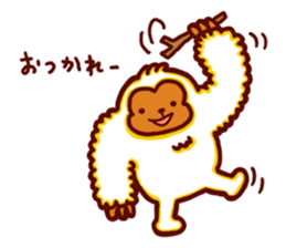 a monkey MOKOMOKO sticker #3971300
